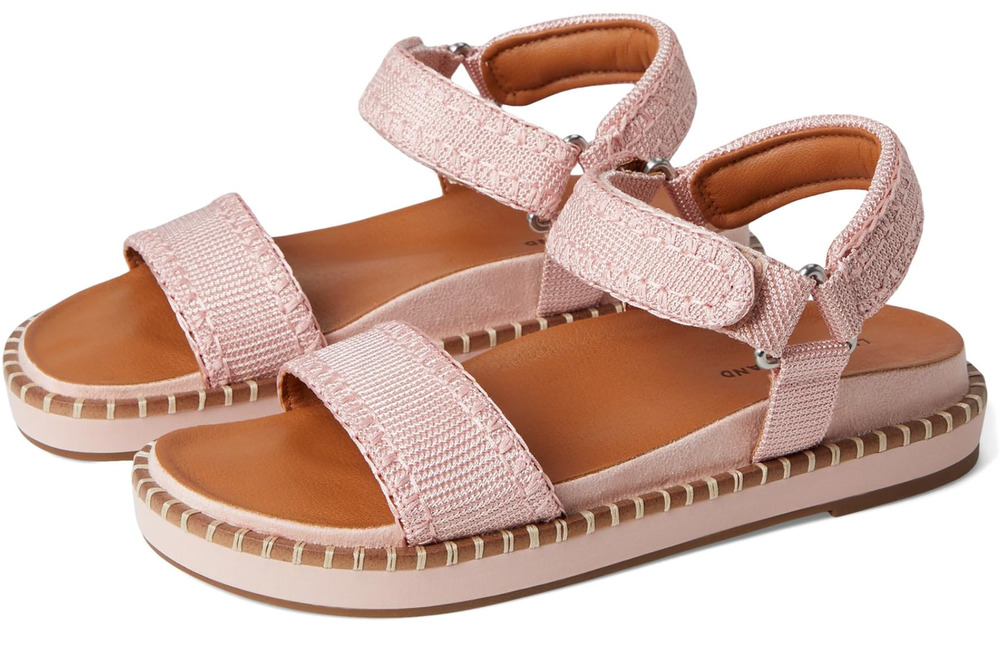 Lucky Brand Womens Ullaniah Platform Sandals Size 9M Pink Blush Ankle Strap NIB